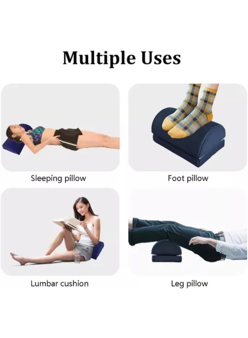 Ergonomic Under Desk Foot Rest for Back and Leg Relief - Image 2